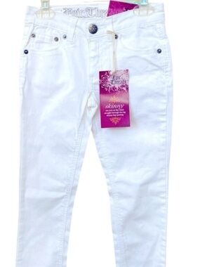 Epic Threads Big Girls Denim White Skinny  Jeans Size 8 NWT Spring Summer New